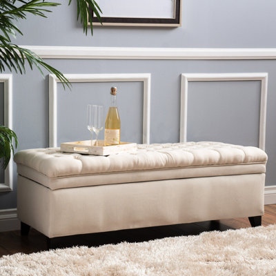 Beige contemporain - Combine style et fonctionnalité avec le tissu de rangement, un design doux et élégant pour les sièges