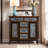 5-Drawer 2-Door Storage Cabinet