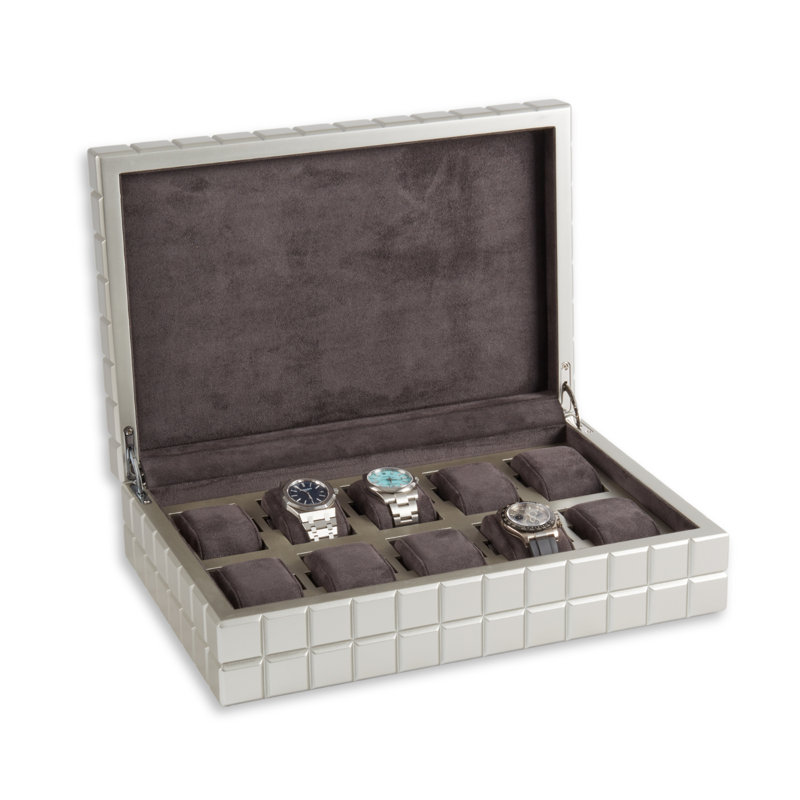 Boîtier de montre Cube Design Ten, Argent