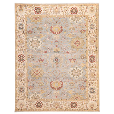 Tapis bleu denim Jules Serapi 8 pi 0 po x 10 pi 1 po