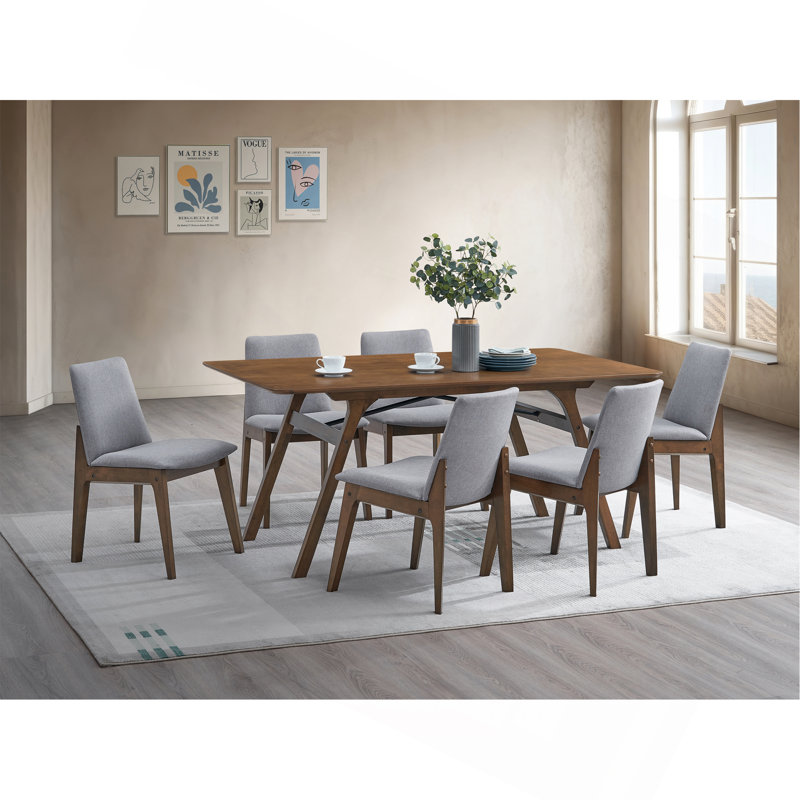 Ensemble de table de salle à manger 7 pièces Casual