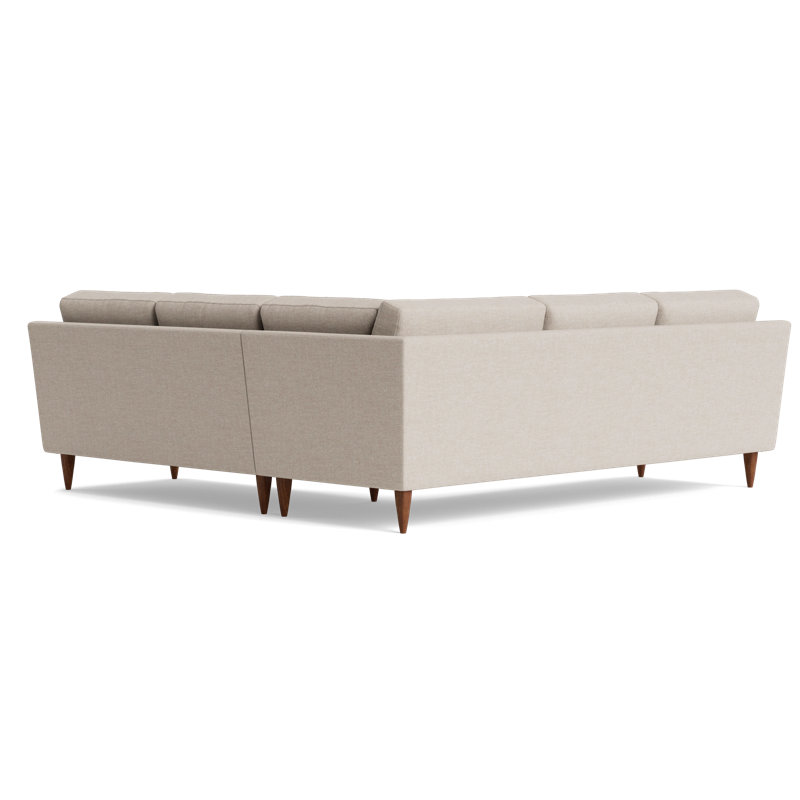 MCM Sectional, Left Hand Facing, Performance Weave - Natural
