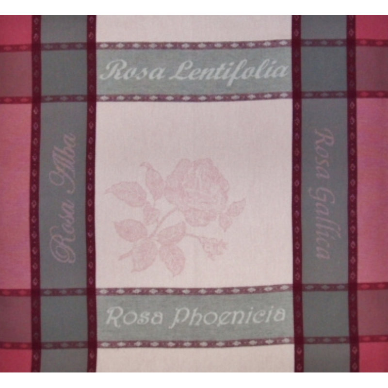 Rosa Cotton Floral Square Napkin