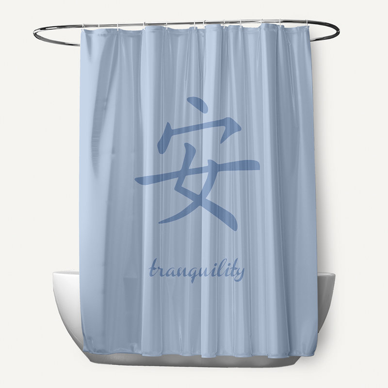 Rideau de douche Chantilly, Bleu