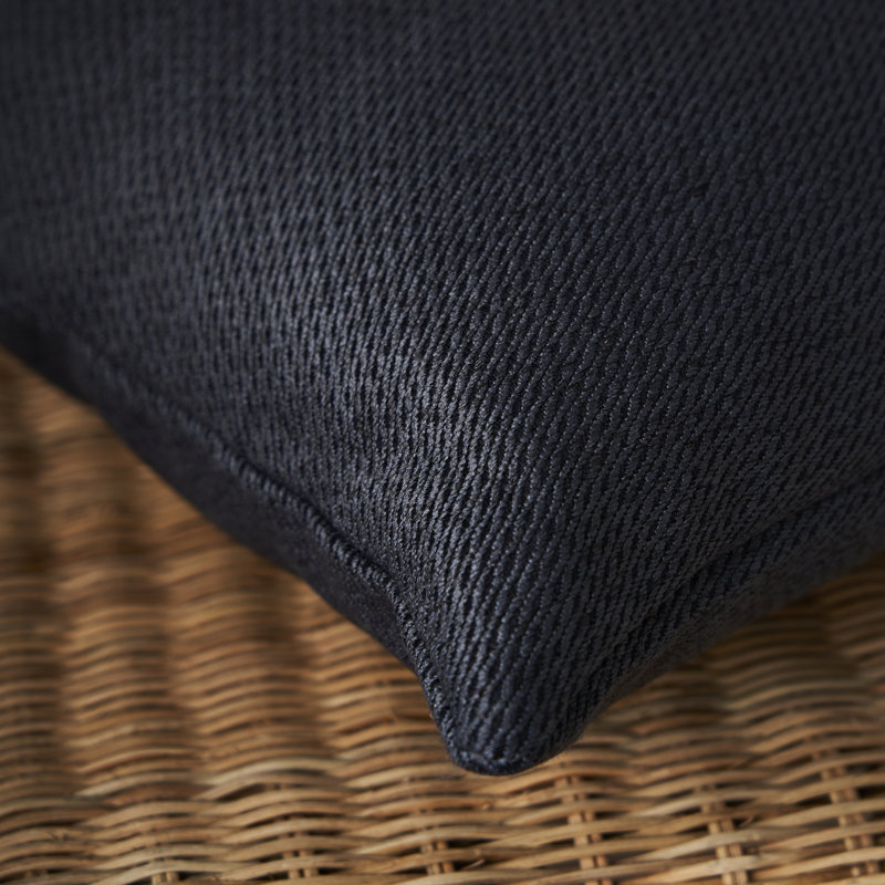 Agbogla Square Cushion, Charcoal