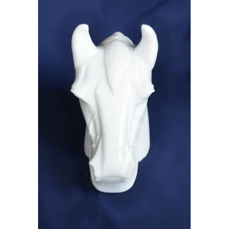 Makrana Marble Horse Bust
