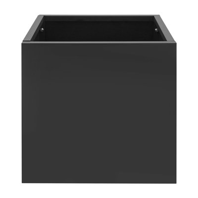 24" Cube Planter Box Indoor Outdoor Plant Container for Garden Patio