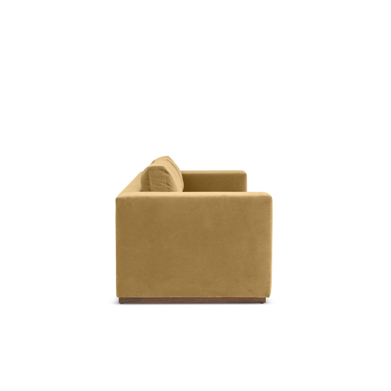 Velvet Sleeper Sofa, Banks Acorn