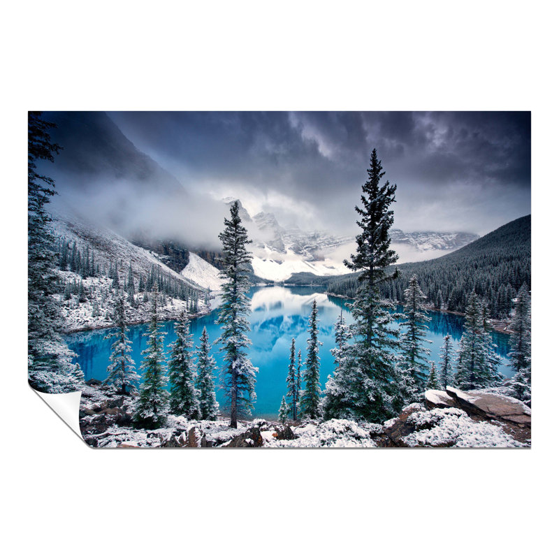 Moraine Lake In Winter - No Frame Print, 61cm H x 91cm W