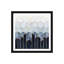 « doux blue hexagones » par elisabeth fredriksson-print-49715561-49715563
