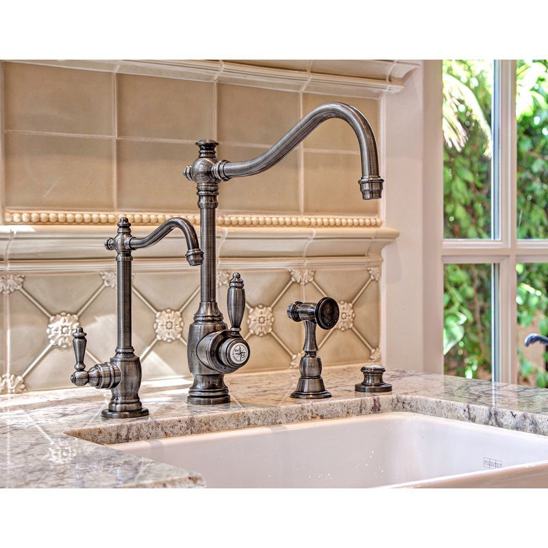 Annapolis Kitchen Faucet, Satin Nickel