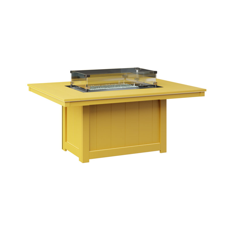 Foyer de table rectangulaire Berlin Gardens Donoma, Jaune soleil levant