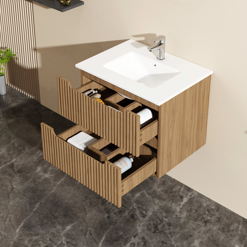 Meuble-lavabo mural, meuble-lavabo pour organisation