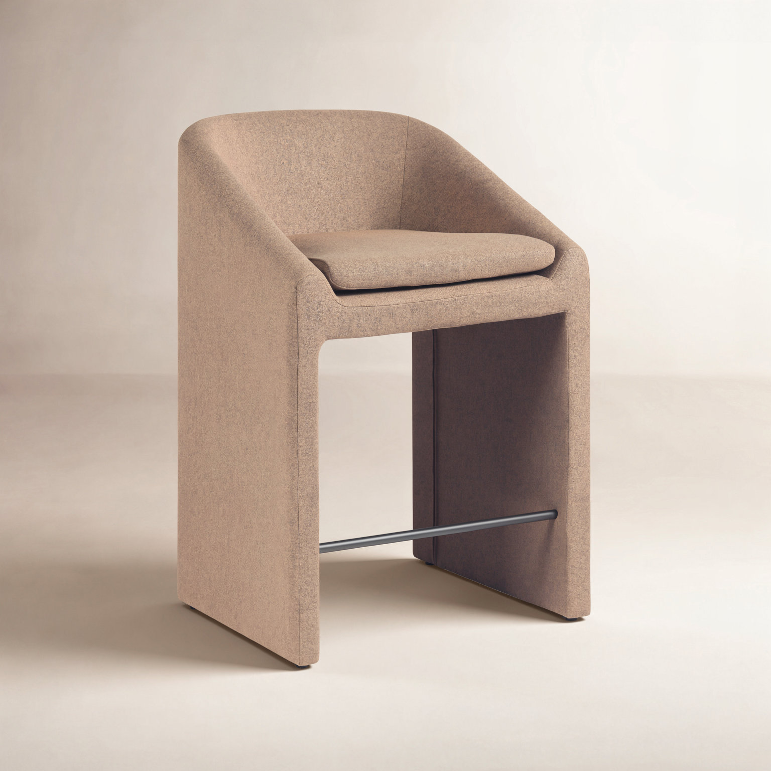 Livie 26" Bar Stool, Brown