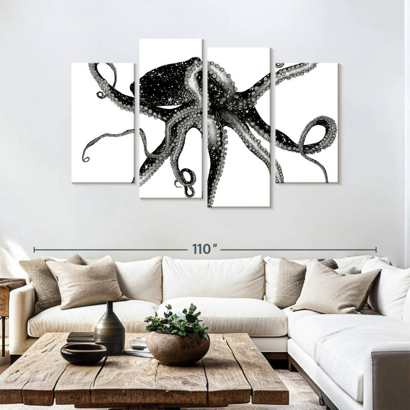 Brampt Cosmic Octopus, 54" H x 84" W