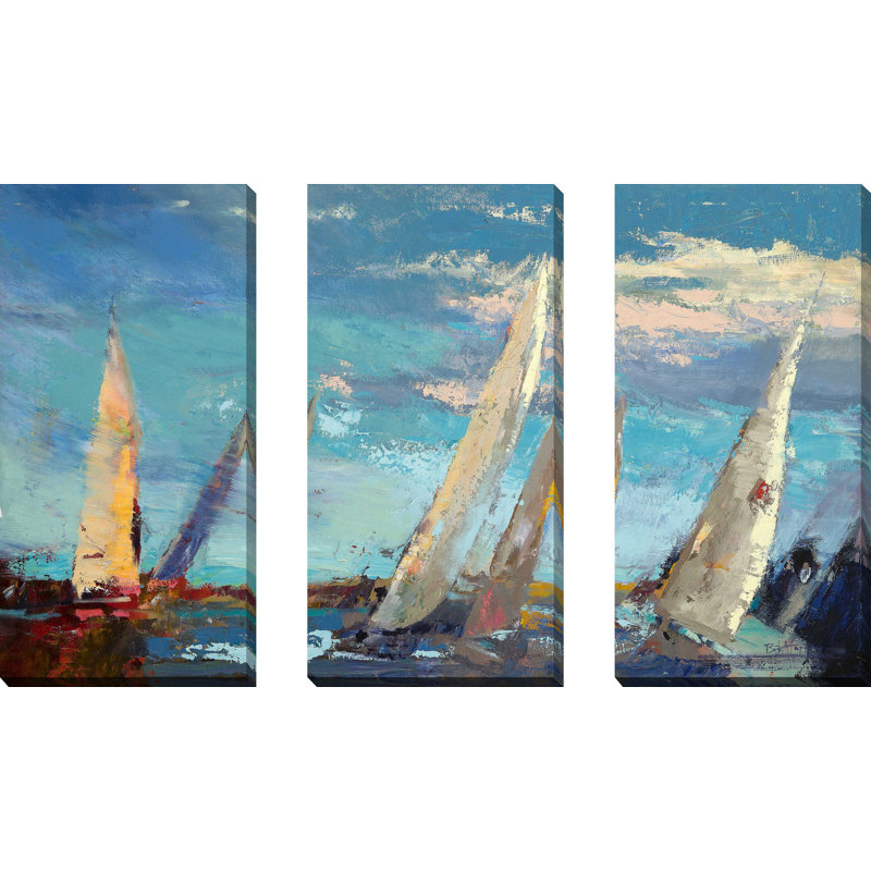 "Magnificence", ensemble de 3 impressions sur toile