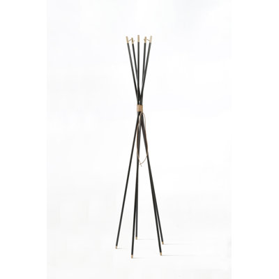 Freestanding 5 - Hook Coat Rack