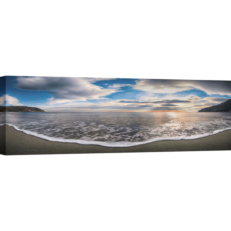 Morning Wave by Fulvio Ferrua - Wrapped Canvas Print, 35cm H x 100cm W x 4cm D