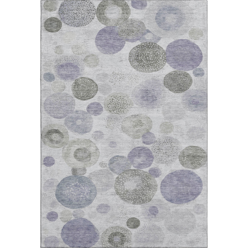Premium Machine Washable Jakiyra AMF1896 Geometric Rug, Rectangle 9' x 12'