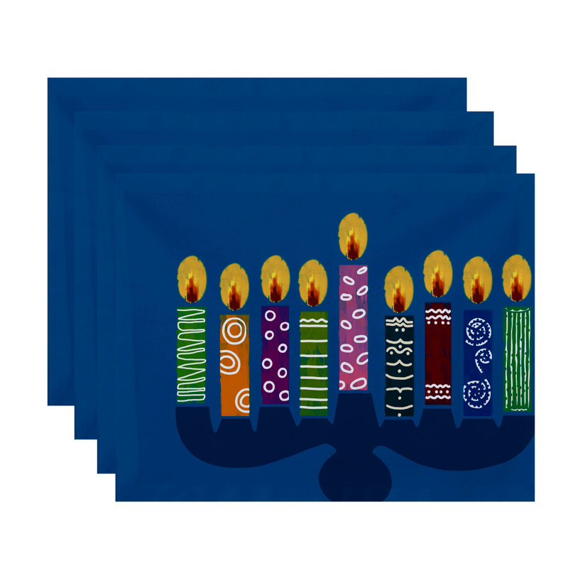 Napperon Festival of Lights 18 ", Bleu sarcelle