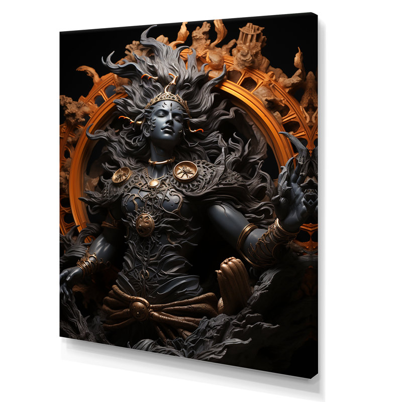 «Hinduism Natarajas Spiritual Dance», reproduction d'art sur toile, Toile tendue, H 32 po x l 16 po x P 1 po
