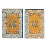 Art Deco Handmade Wool Area Rug