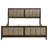 Clement Dark Cocoa Upholstered Eastern King Bed