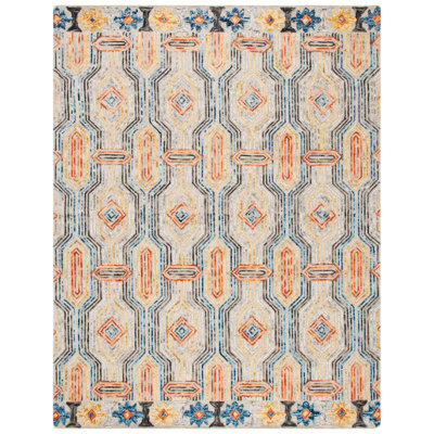 Tapis en laine et coton touffeté à la main Rubalcava