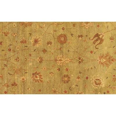 Tapis de la surface en laine brun/beige 10 pi x 14 pi style traditionnel à la main one-of-kind noué la Zepeda