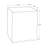 Modern Accent Table 25"H Indoor Or Outdoor End Nightstand Side Table Square Living Room Bedroom-696017393