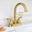 Centerset 2-handle Bathroom Faucet with Drain Assembly-55809706
