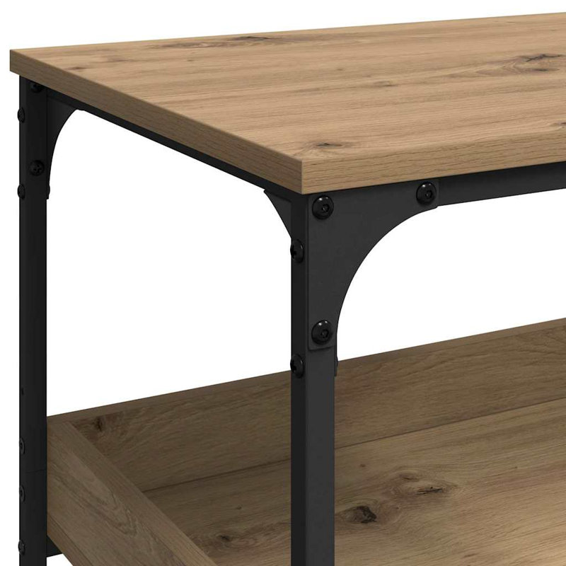 Wood Bar Cart, Artisan Oak