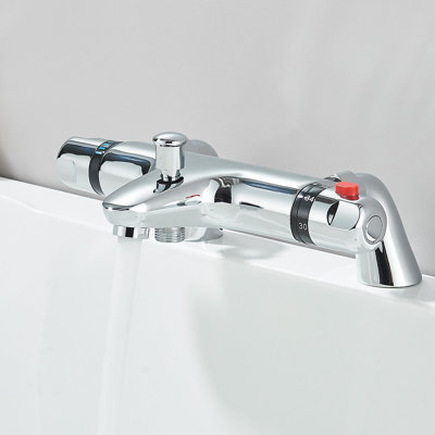 2 Handle Bathroom Bath Shower Mixer Bath Filler