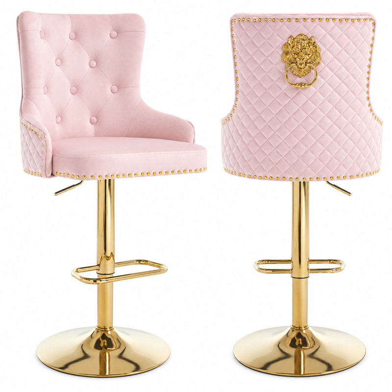 Tabouret Leonelle, Rose