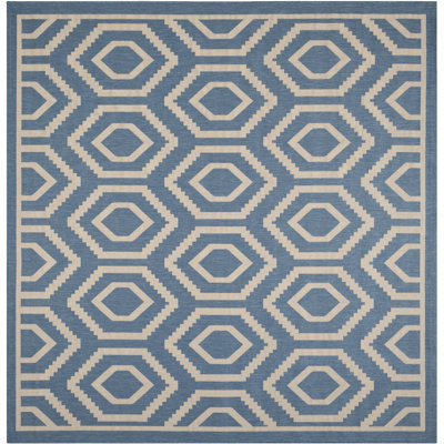 Deedrick Performance Geometric Indoor/Outdoor Area Rug