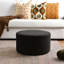 Brichelle 24'' Wide Modern Round Upholstered Ottoman-1534896306