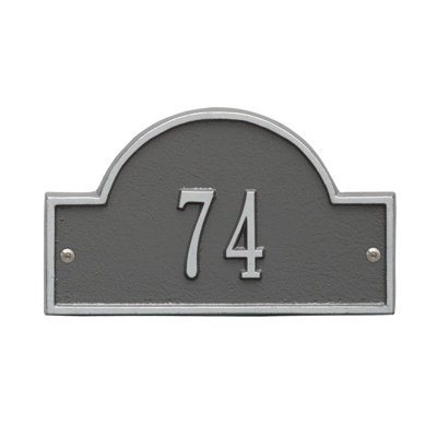 Plaque d'adresse murale 1 ligne
