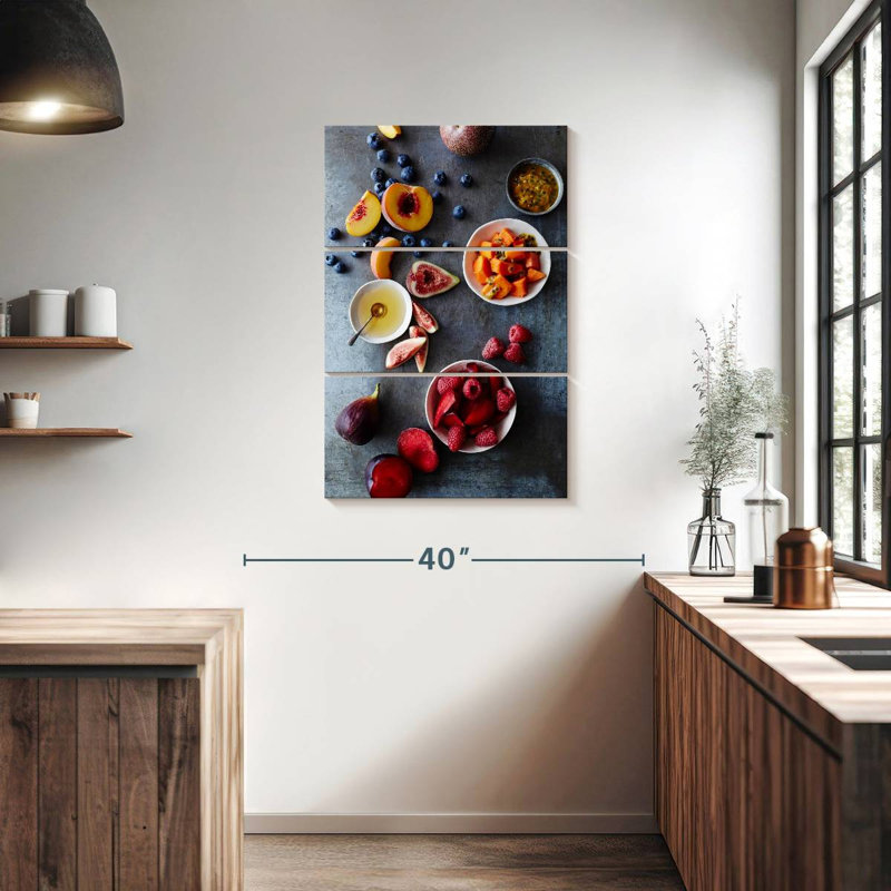 Yarlin Fresh Fruits Bowls, 38" H x 24" W