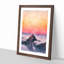 The Top of Matterhorn Mountain - Picture Frame Painting Print-56855610-56855612