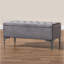 Modena Wide Velvet Tufted Rectangle Ottoman Storage Bench with Legs, Upholstered Multi-Function Footstool Bench for Living Room & Bedroom-839432057-841473862