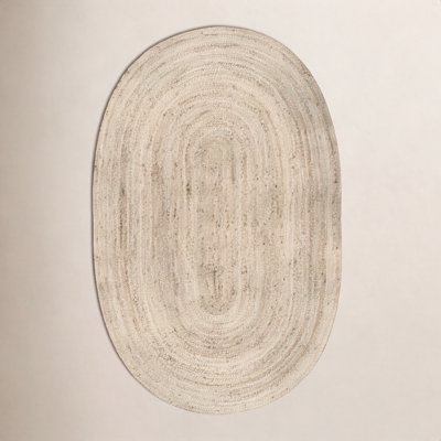 Natural Hand-Woven Jute Rug