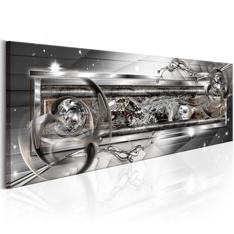 " Silver Source ", 18" H x 53" W x 0.7" D