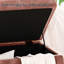 Banc de rangement rembourré à couvercle rabattable-609026835