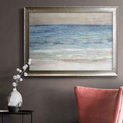 Choppy Water II - Peinture sur toile encadrée