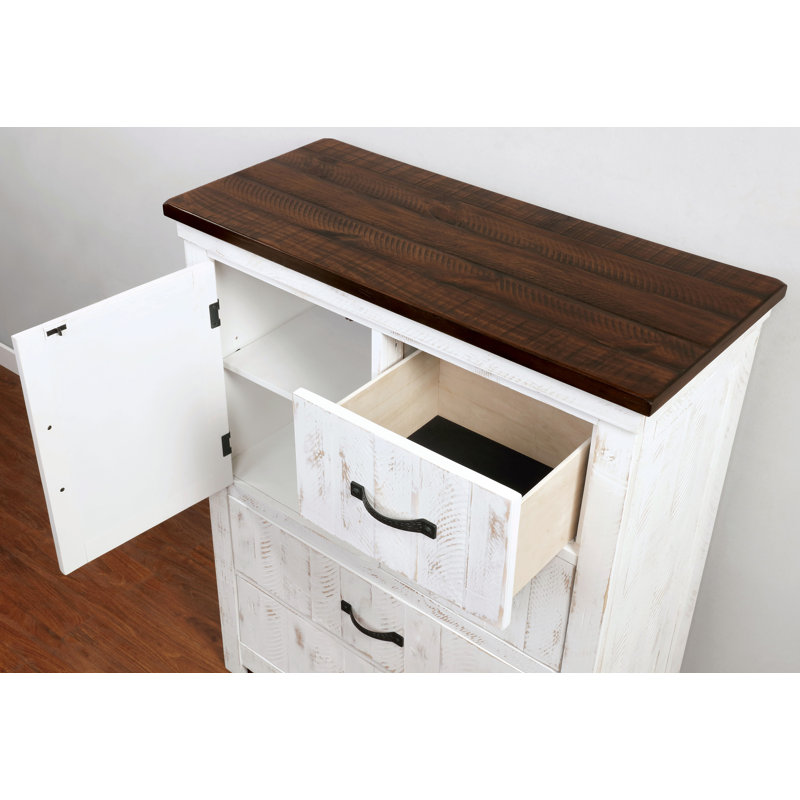 Glasco 4-Drawer Combo Chest