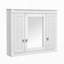 Armoire murale de salle de bain avec miroir et 4 tablettes-772721890