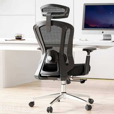 Office Chair Ergonomic Desk Chair, High Back Computer Chair, With Wheels, Home Study Chair For Heavy People, Adjustable Seat Depth, 3d Armrests And Ad