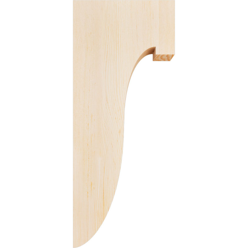 Del Monte Corbel, H 28 po x l 3,5 po x P 12 po, Sapin de Douglas, Lisse