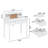 Mailiah Solid Wood Base Writing Desk with Power Outlet-1554713919
