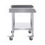 Table de travail en acier inoxydable